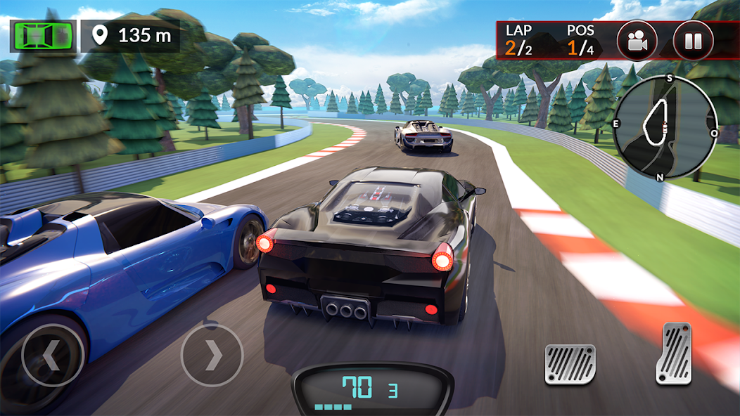 Drive For Speed Simulator MOD APK In Action